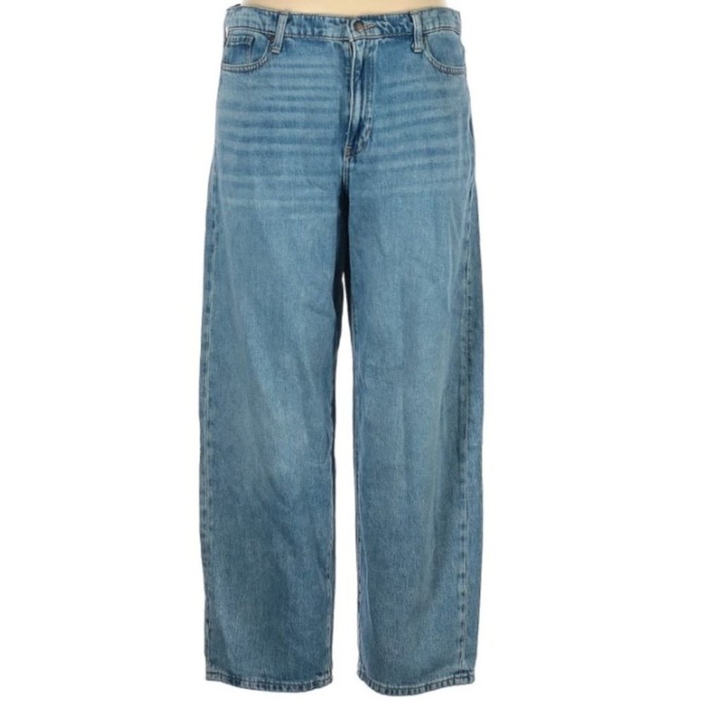 Banana Republic High-Rise Barrel Fit Jeans - Size 33